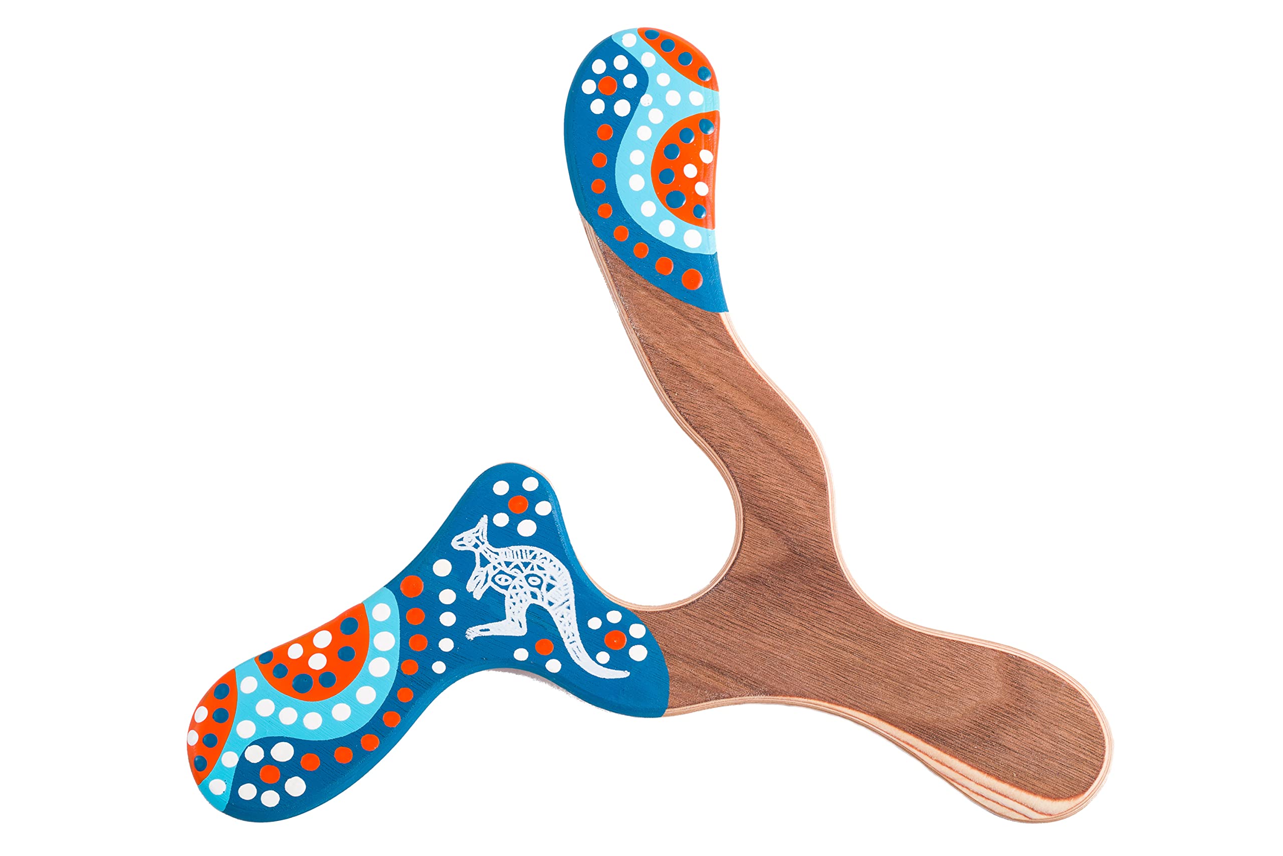 Boomerang en bois le Wallaby objet de lancer extérieur et sport nature