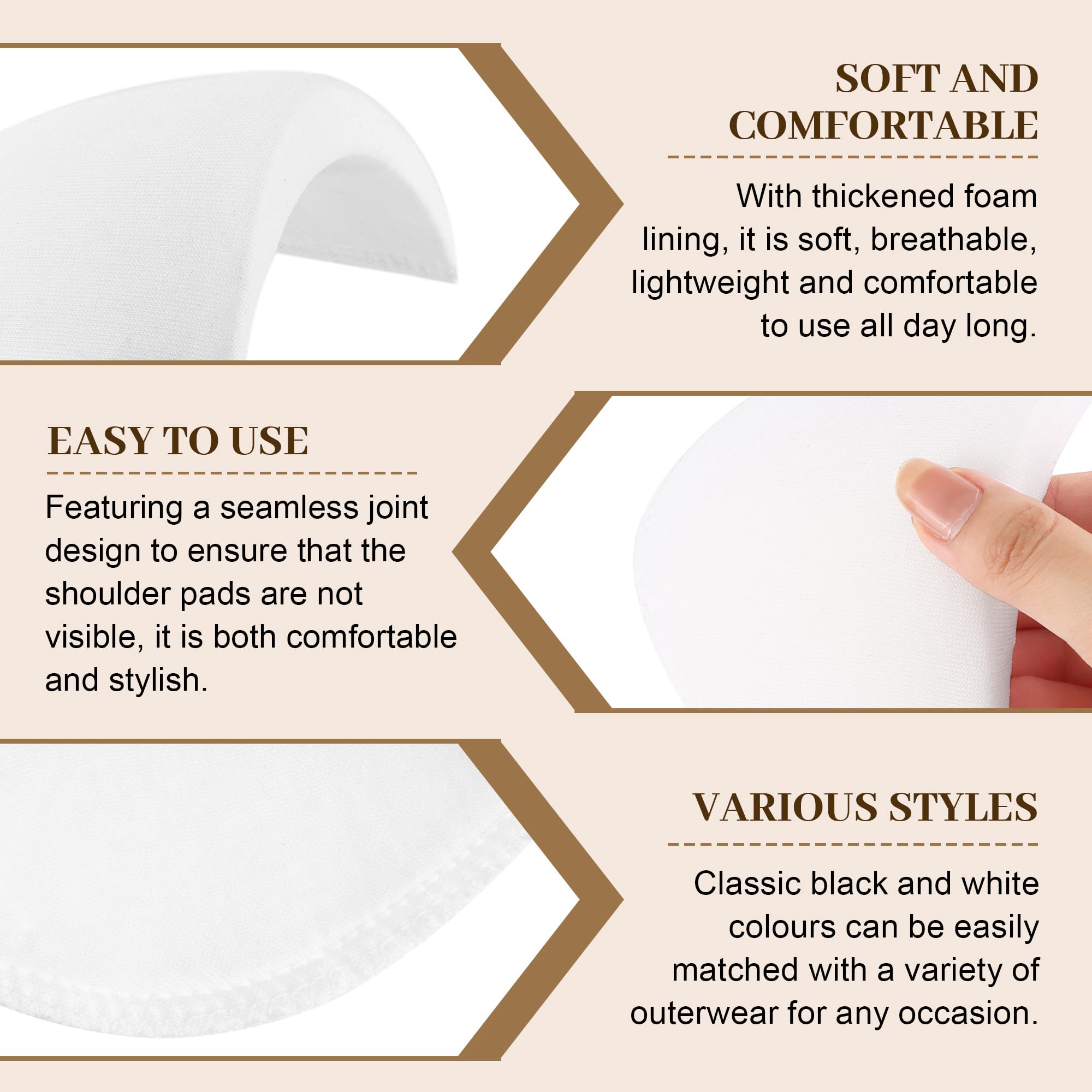 8 Paar Schulterpolster - Für Mehr Struktur In Blazern