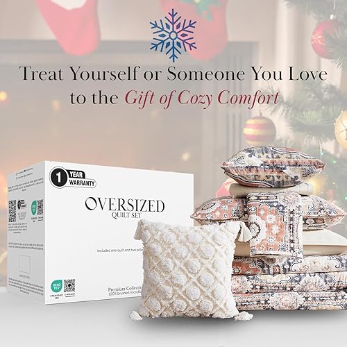 Miniatura 3 de Southshore Fine Living, Inc. Juego de edredón tamaño matrimonial o Queen, 7 piezas con 2 fundas de almohada, 2 fundas de almohada europeas, almohada