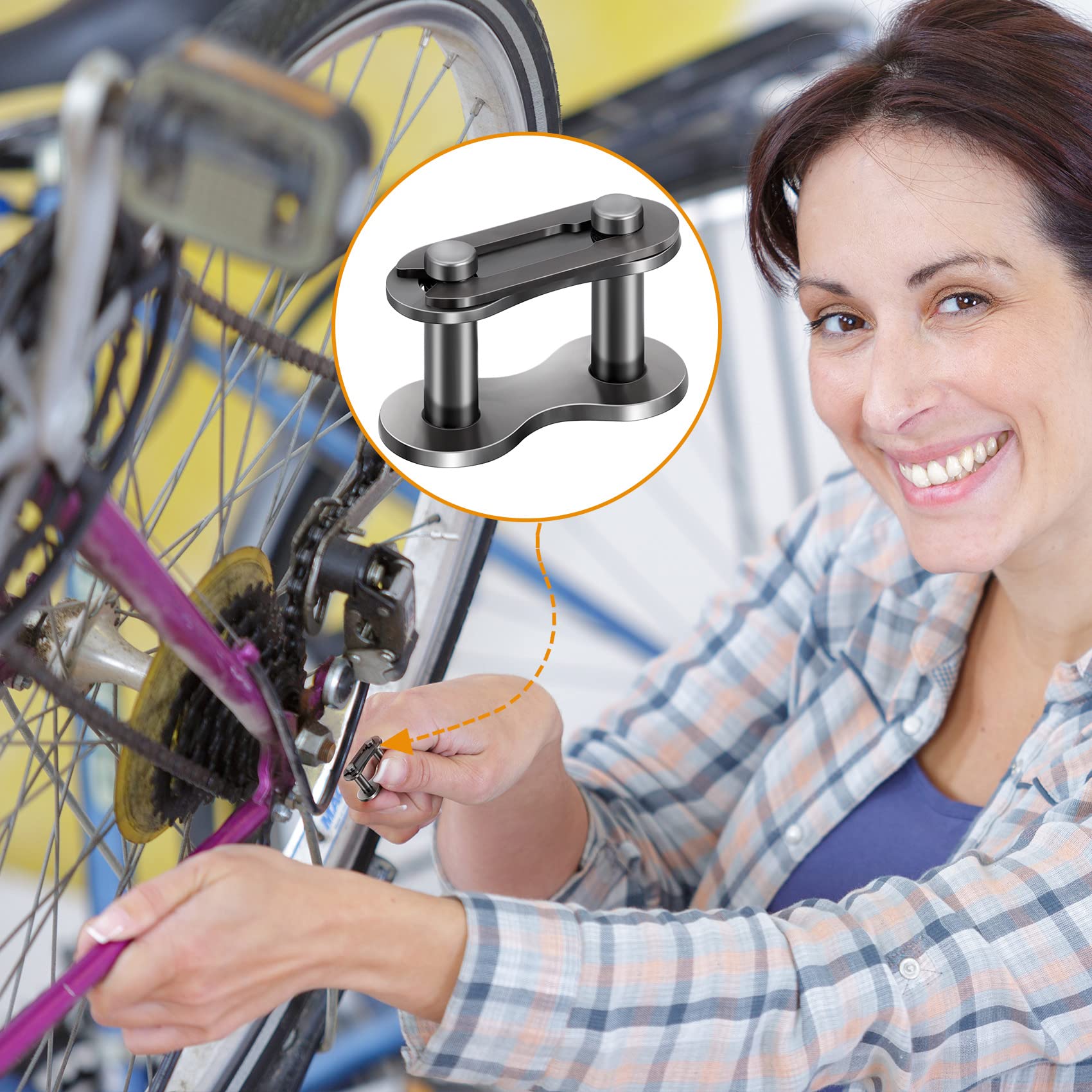 PAGOW 10PCS #41 Roller Chain Connecting Links, Master Connector Link — Amazon image 7