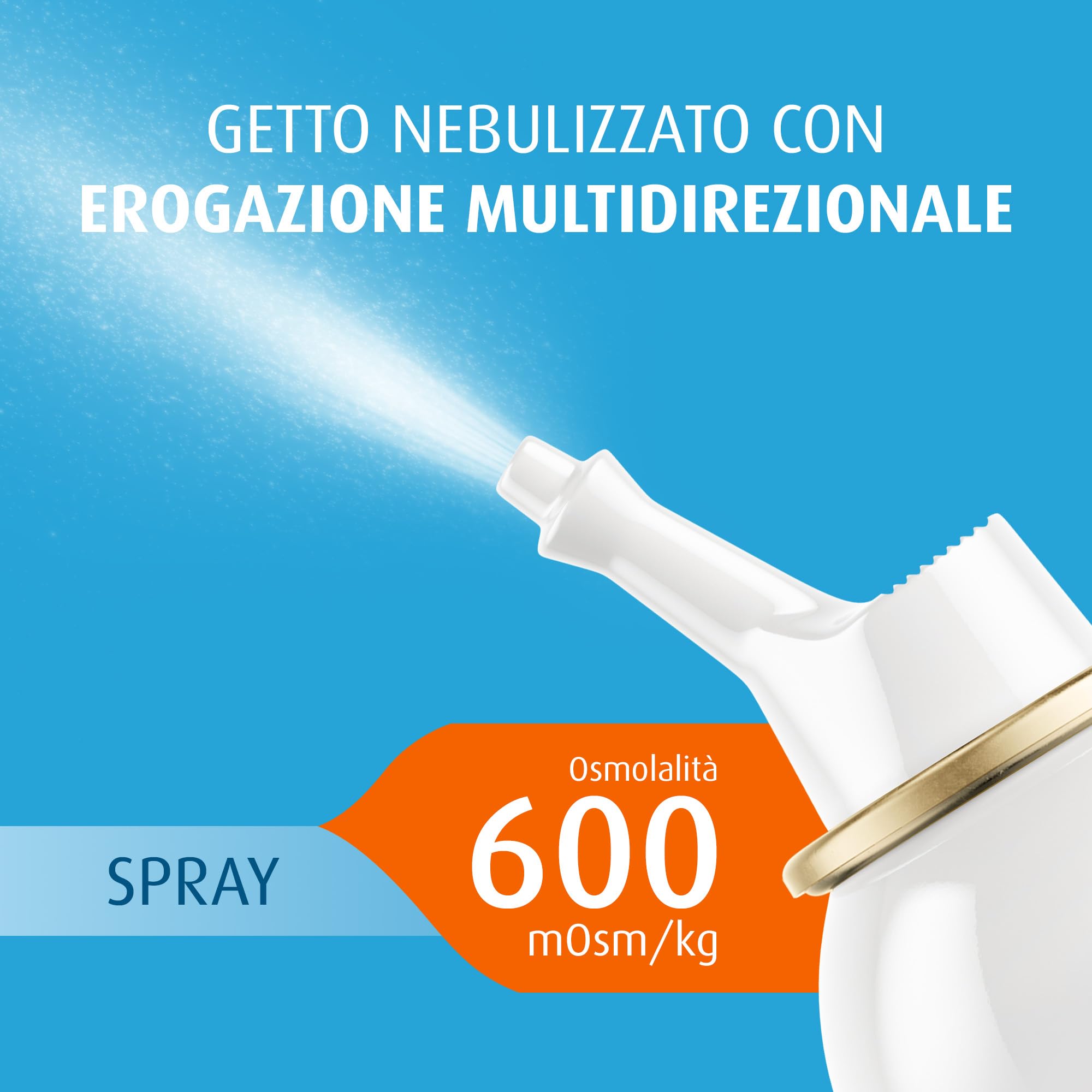 Tonimer MD Hypertonic Spray – 100 ml – Soluzione Ipertonica Sterile di Acqua di Mare – Decongestionante e Fluidificante Nasale – Per Riniti allergiche Sinusiti e Rinosinusiti