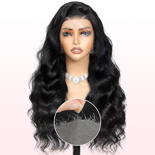 Miniatura 10 de Beluck Honey Blonde Body Wave 13x6 Full Lace Front Wigs Human Hair 210 Density Ombre HD Lace Front Wigs Human Hair Pre Plucked Highlight Glueless