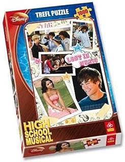 بازل على شكل شخصيات فيلم هاي سكول ميوزيكال من تريفل، موديل 10199 لعبة احجية من فور ديم اوفتريت - 1.000 قطعة، طفل
