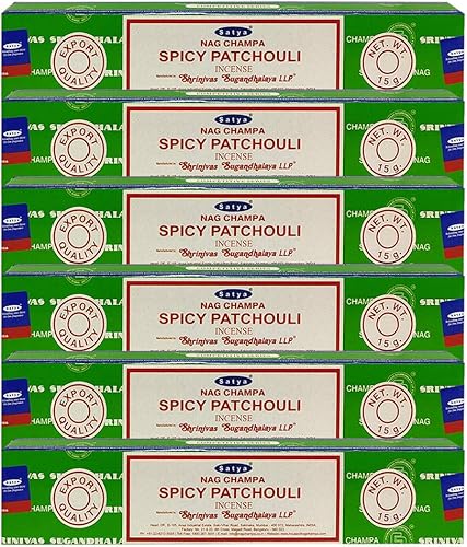 Vista 149 de Satya Sai Baba Nag Champa - Varitas de incienso de 0.53 oz y soporte - Paquete de 6 (aproximadamente 90 varillas)