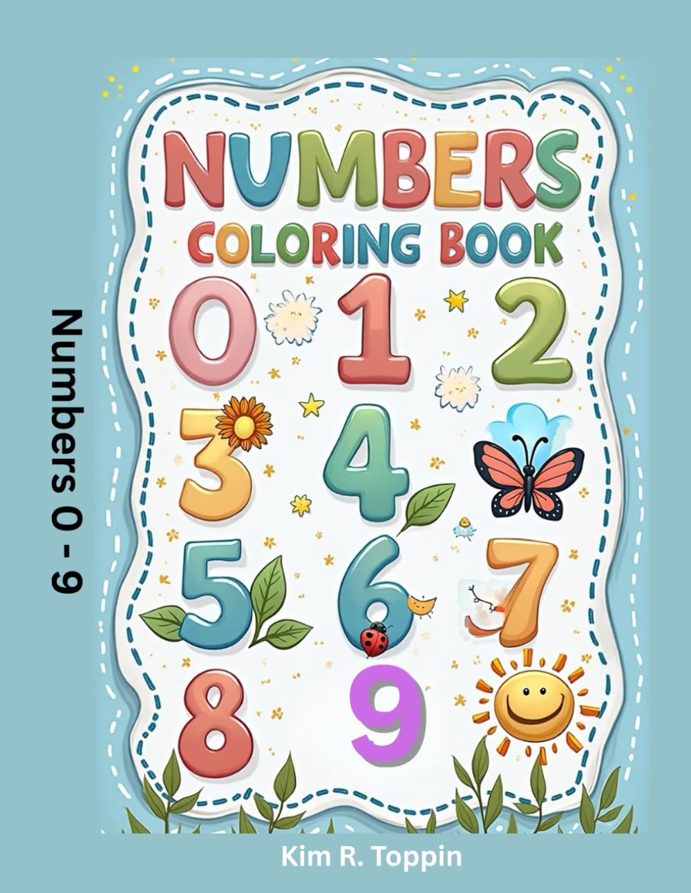 Numbers Coloring Book: Numbers 0 - 9