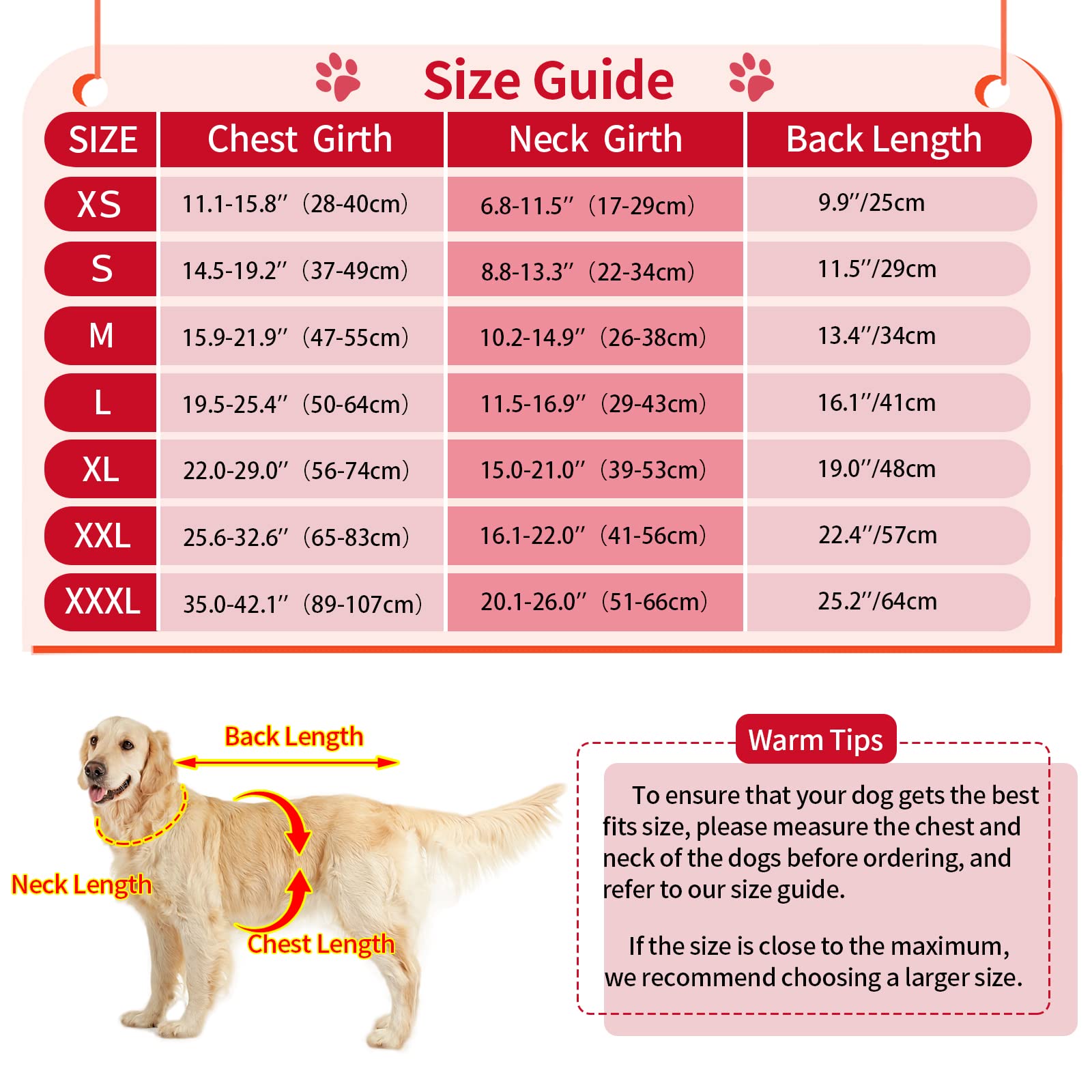 Malier Cappotto invernale per cani, reversibile in pile per cani, giacca per cani, giacca per cani di taglia piccola, media e grande (piccola, rosa)