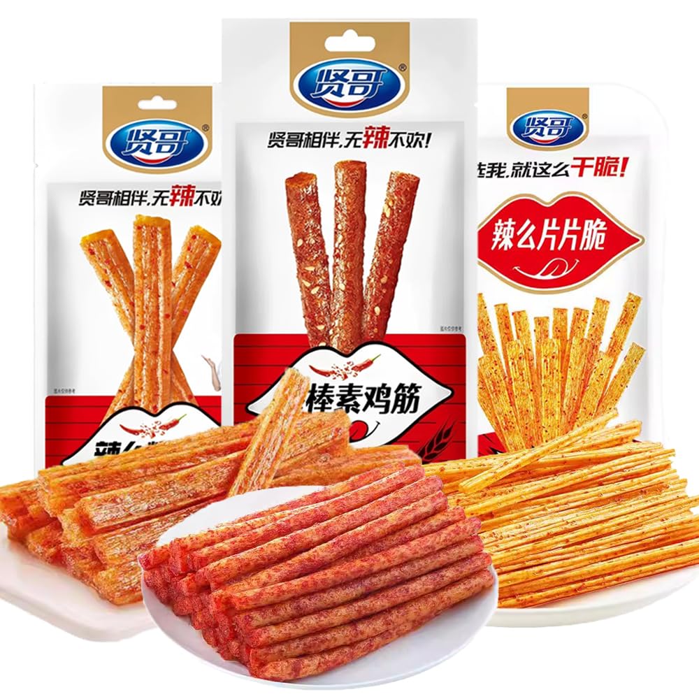 Latio,Chinese Special Casual Snack Food,Latiao,Low Sugar and Low Calories latio spicy strips,Best Vegan