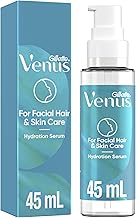 Venus for Facial Hair & Skin Care Hydration Serum with Hyalaronic Acid, After Dermaplaning Soothing Serum for All Skin Types, Lightweight Moisturiser