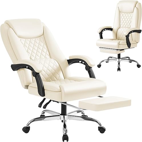 Miniatura 8 de Homall Silla ejecutiva de oficina en casa con soporte lumbar, silla de oficina ergonómica ajustable de respaldo alto, silla de oficina reclinable