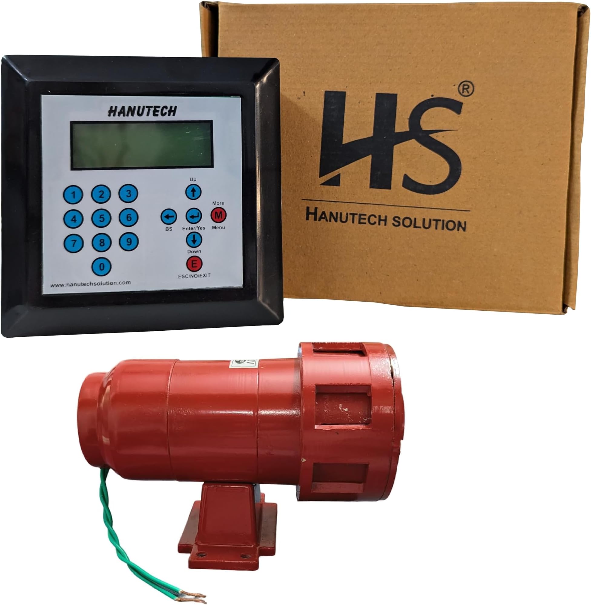 Hanutech Multipurpose Automatic School Bell Management System with Factory Siren 220VAC Industrial Hooter Upto 1KM Range for School Collages & Offices