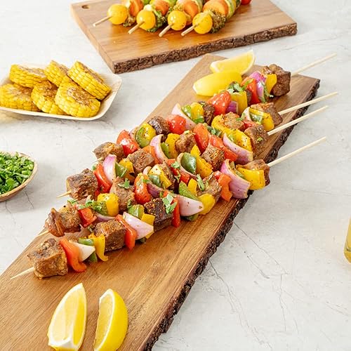 Miniatura 12 de Restaurantware Robata - Pinchos para asar de 15.8 x 1.6 pulgadas, 1000 pinchos de alta resistencia, pinchos de bambú desechables congelables para