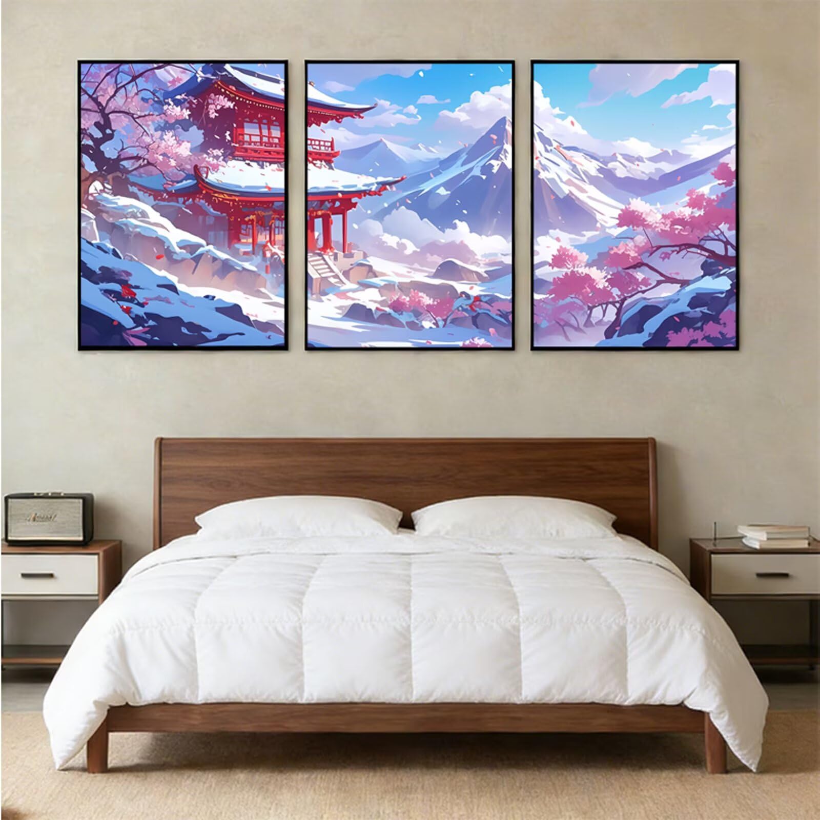 Zimowy obraz diamentowy, wiercenie, pełny zestaw, pałac, obraz diamentowy, dla dorosłych, zestaw do haftowania, 60 x 90 cm, kryształowe stras, mozaika krzyżykowa, rzemiosło, dekoracja domu, na ścianę