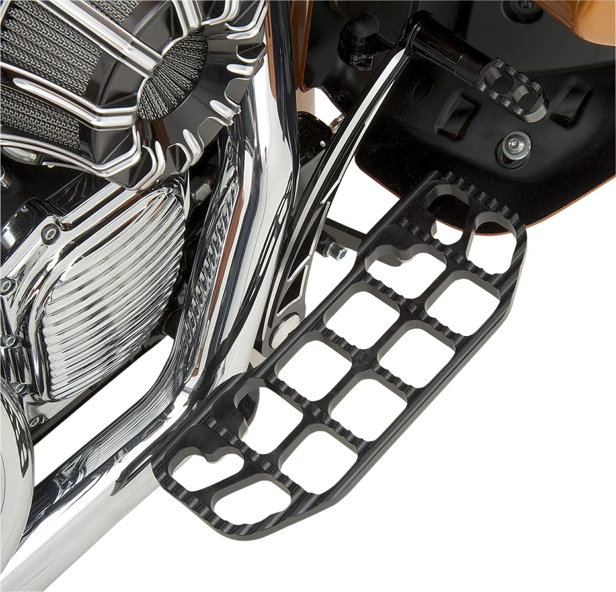 Joker Machine Black Anodized Serrated Floorboards 08-640-1B