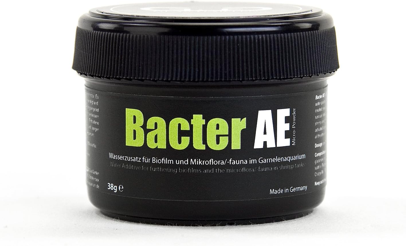 GlasGarten Bacter AE Shrimp Tank Treatment (35g) | Nutrients for Live Freshwater Shrimp Food/Aquarium Water (Neocaridina, Amano, Red Cherry, Rili)