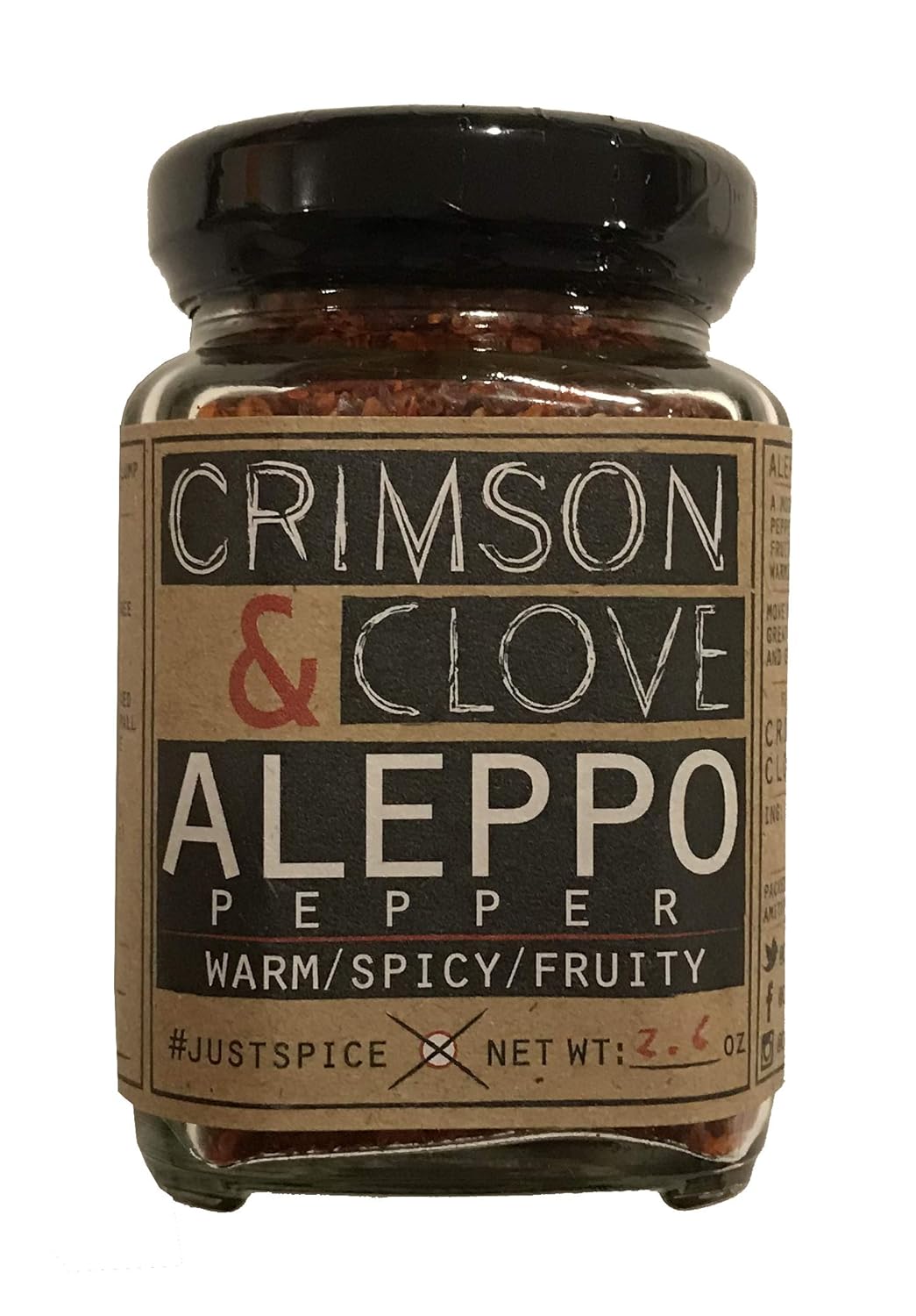 Salt & Peppers Gift Set by Crimson and Clove - Includes Aleppo Pepper, Urfa Biber Pepper, Black Hawaiian Salt & Pink Himalayan Salt