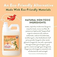 Vista 5 de Rebel Green Detergente natural para ropa de bebé, jabón líquido orgánico e hipoalergénico certificado para bebés y bebés con piel sensible - 64