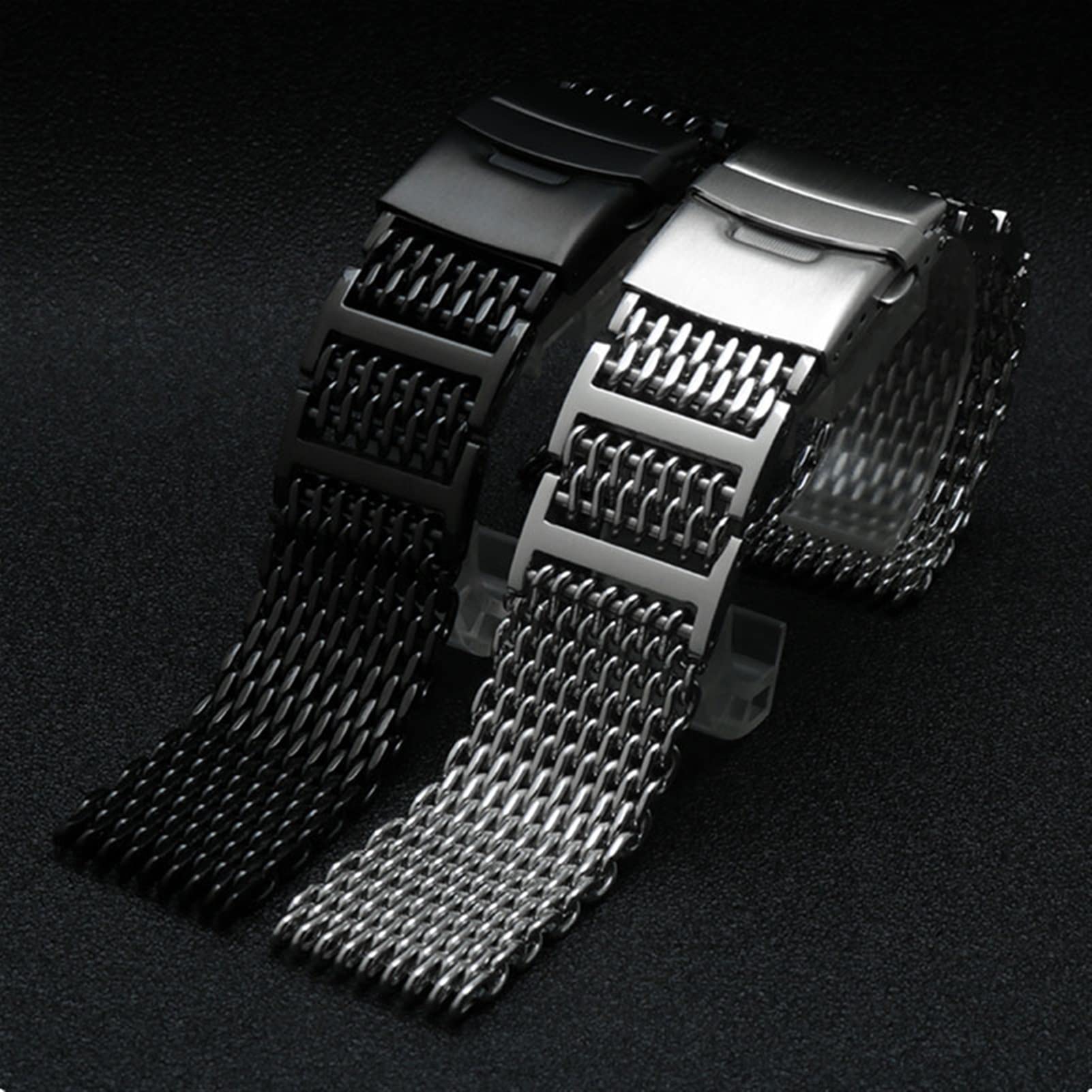 Do iwc pasek do zegarka siatka pasek do zegarka ze stali nierdzewnej 20 mm 22 mm 316L bransoletka ze stali nierdzewnej do omage opaska na nadgarstek metalowy pasek mediolański