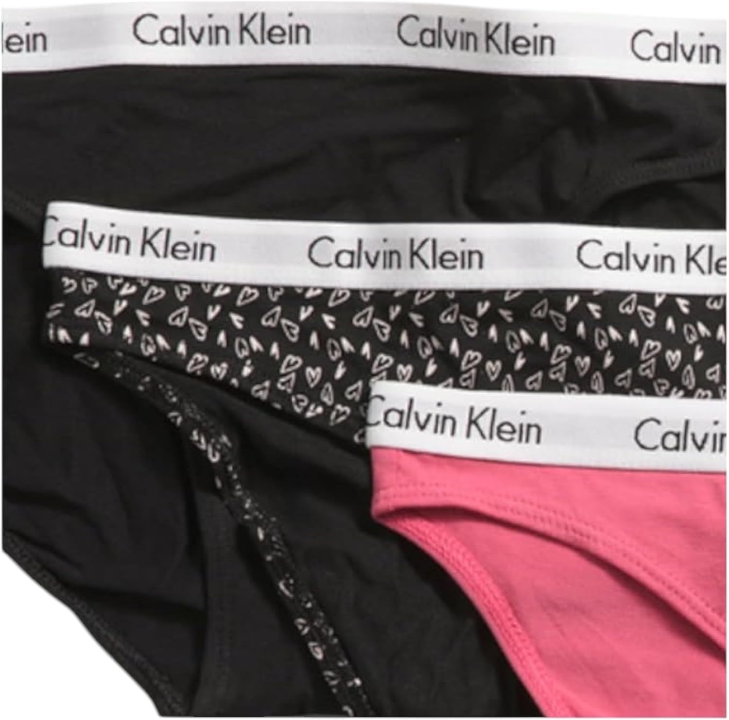 Calvin Klein Women`s Underwear Carousel Bikini 5 Pack (G(QP2135-944)/B, Medium) (US, Alpha, Large, Regular, Regular, Black(qp2135-948)/P) - Image 4