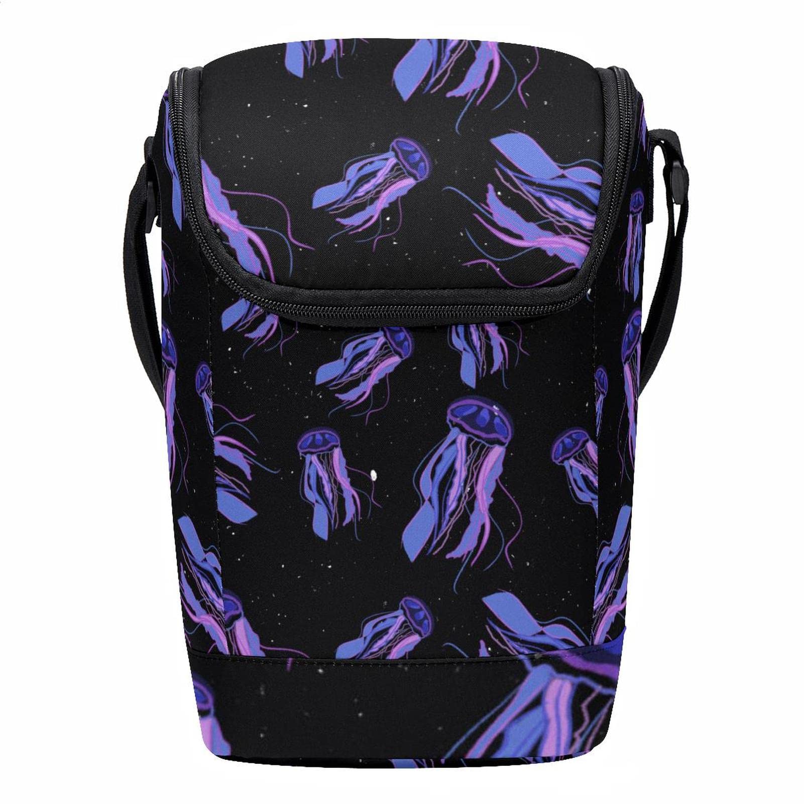 Bolsa de almuerzo de medusas lonchera porta alimentos oficina escuela unisex