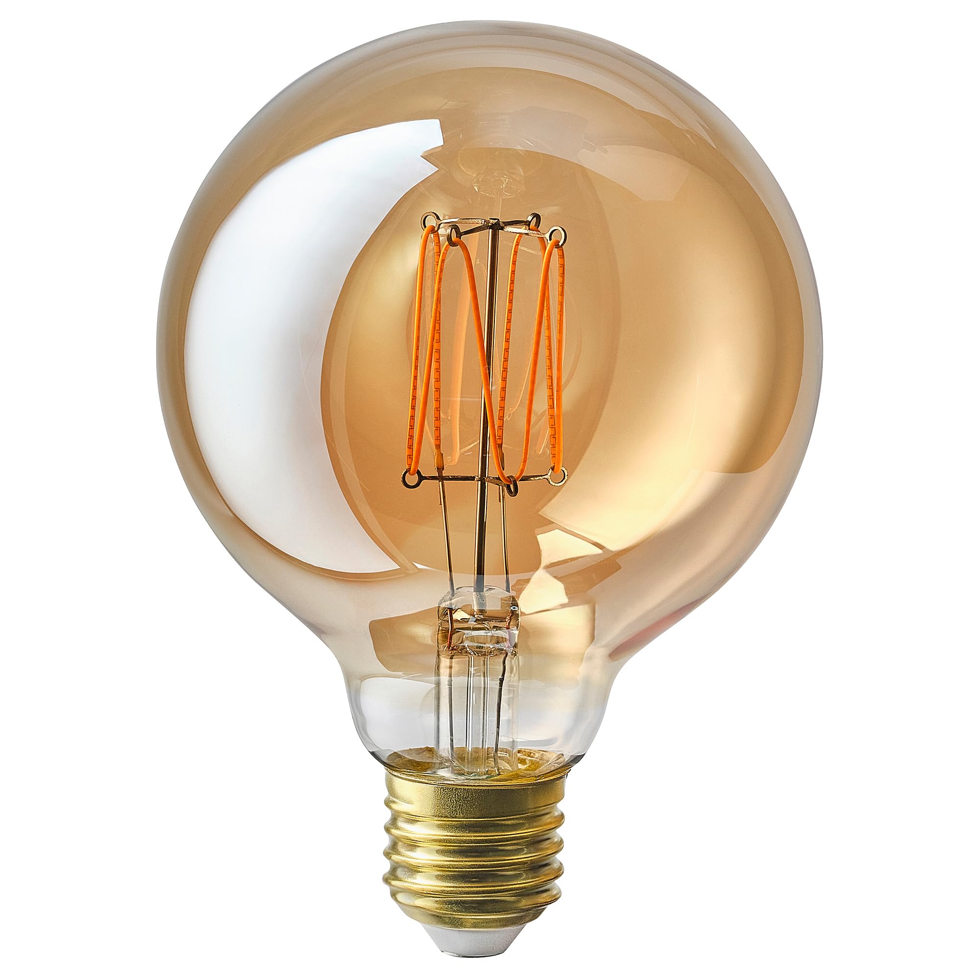 Ampoule LED E27 150 lm verre marron pour ambiance cosy salon