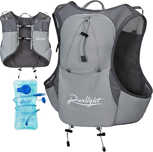 Miniatura 2 de Runlight Running Hydration Vest Backpack Pack Water Backpack with 1.5L Hydration Bladder Festival Essential Rave Hydration Pack Hydropack Hydro for