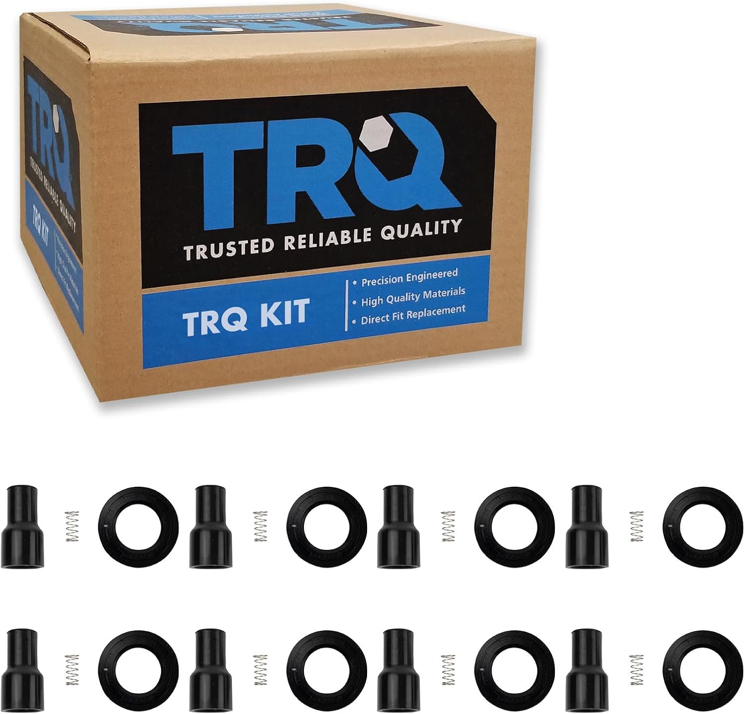 TRQ Engine Ignition Coil Boot Kit Set of 8 for Toyota Lexus 4,3L 4.7L V8 New