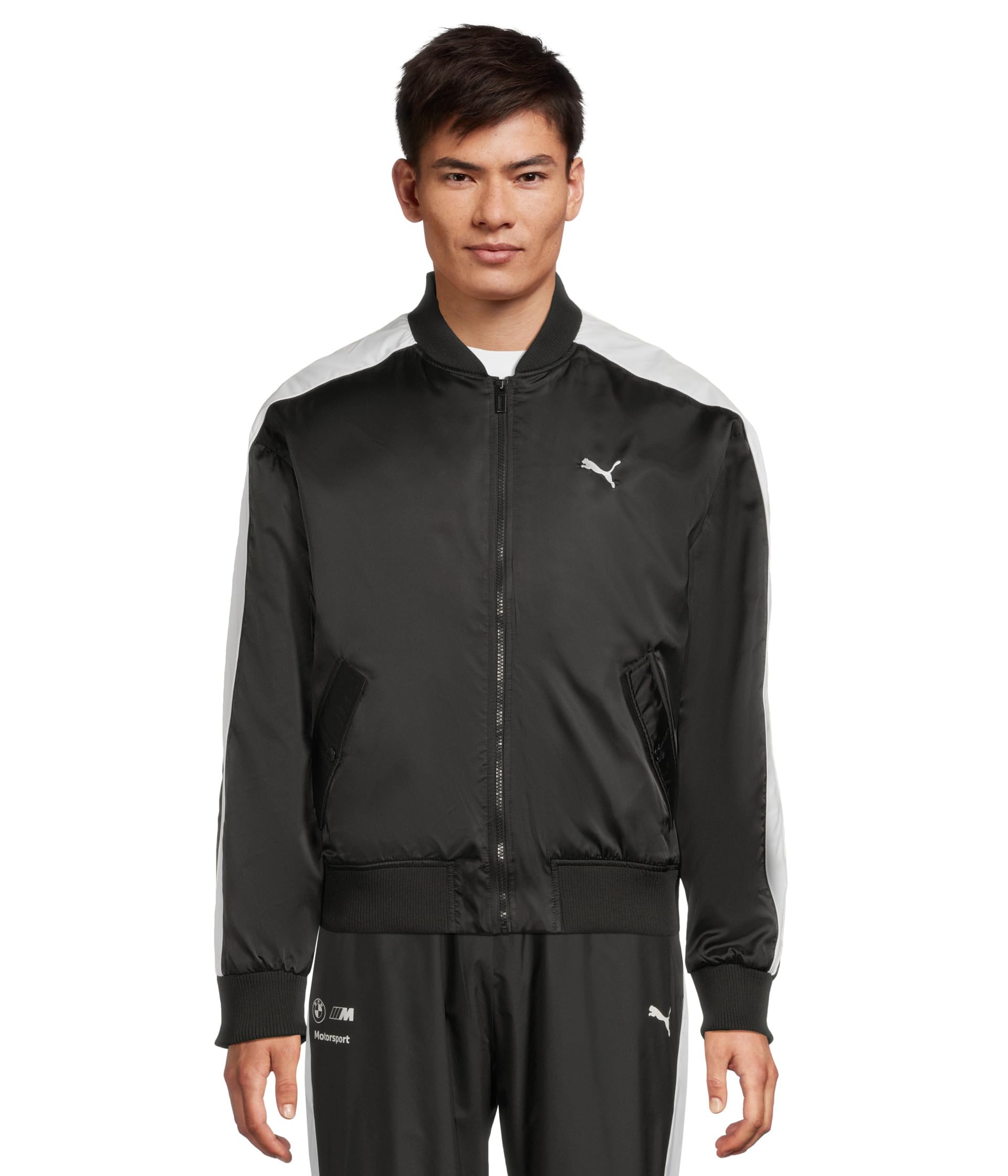 Mens T7 Bomber Jacket Athletic Outerwear Casual