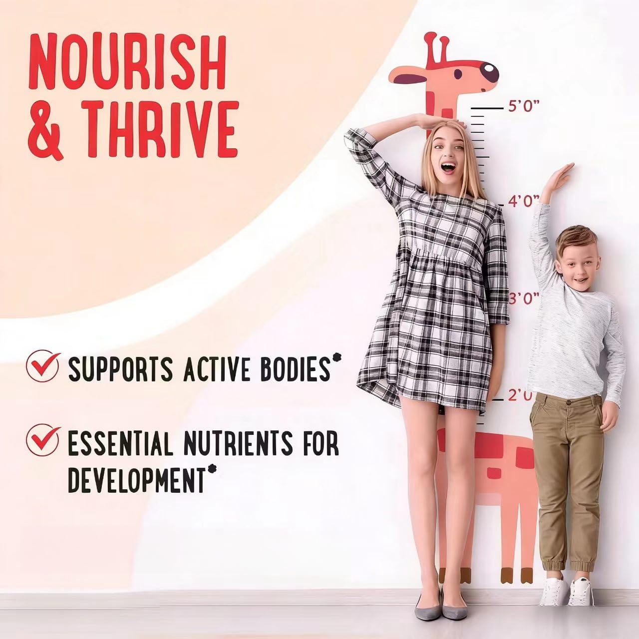 Daily Healthy Height Growth Complex aiuta a supportare il normale sviluppo fisico e il mantenimento della crescita. Adatto per l'uso quotidiano da parte di bambini, adolescenti e adulti.