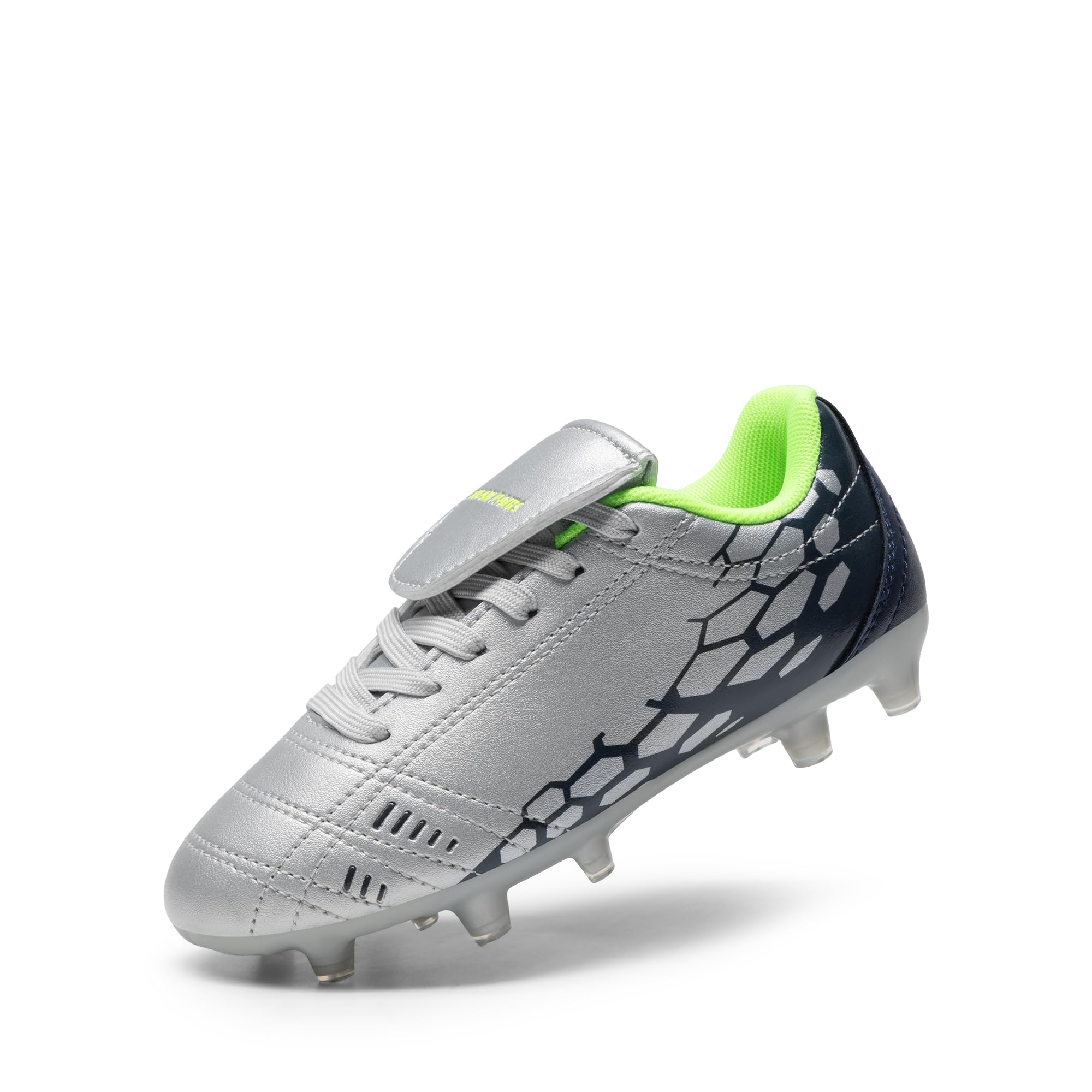 DREAM PAIRS Boys Girls Soccer Football Cleats Shoes Light Grey Navy Size 13 Little Kid Superflight-3k-picture-22