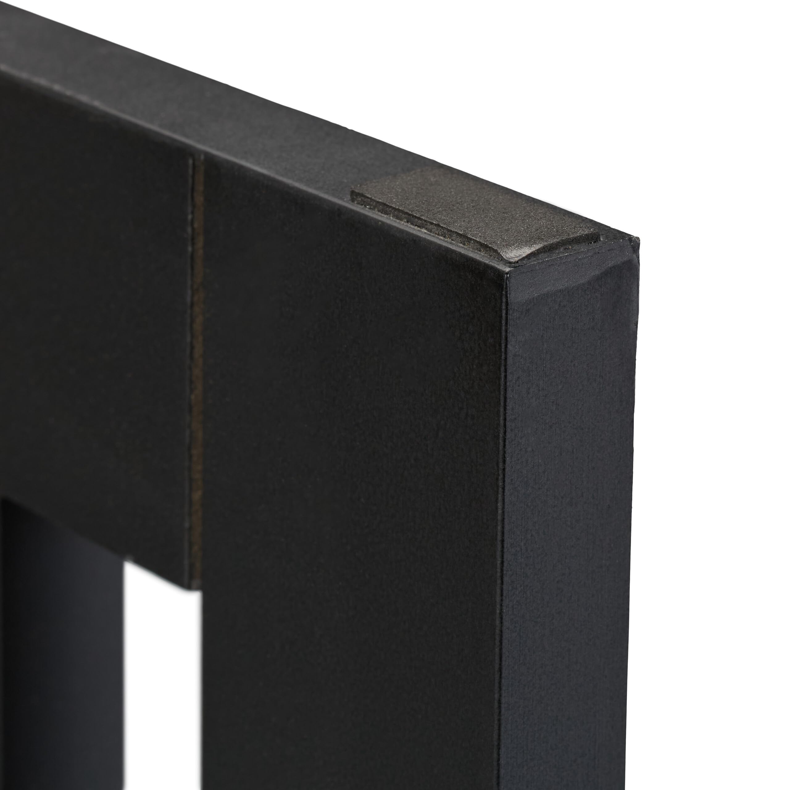 Relaxdays Cancelletto di Sicurezza per Cani, Cancellino Scale per Cuccioli, Barriera per Animali, HxL: 91,5x103 cm, Nero