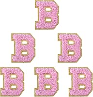 Vista 177 de 6 piezas de parches de letras de chenilla autoadhesivas, parches de letras preppy de 2 pulgadas para bolsos, ropa y sombreros, grandes pegatinas