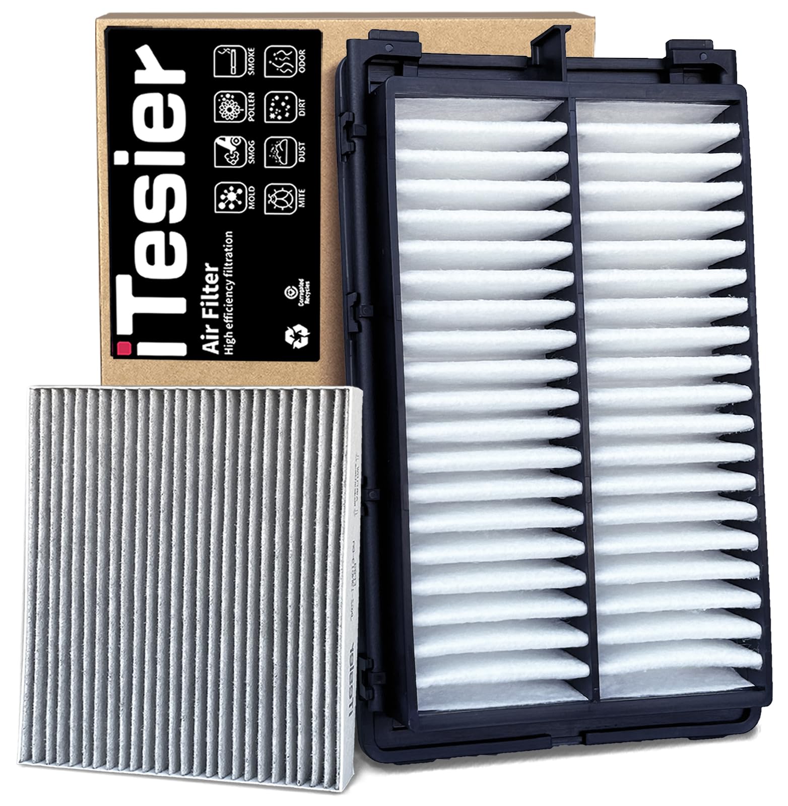 Amazon.com: ITESIER Engine Cabin Air Filter for Tucson(2022-2024),Santa ...