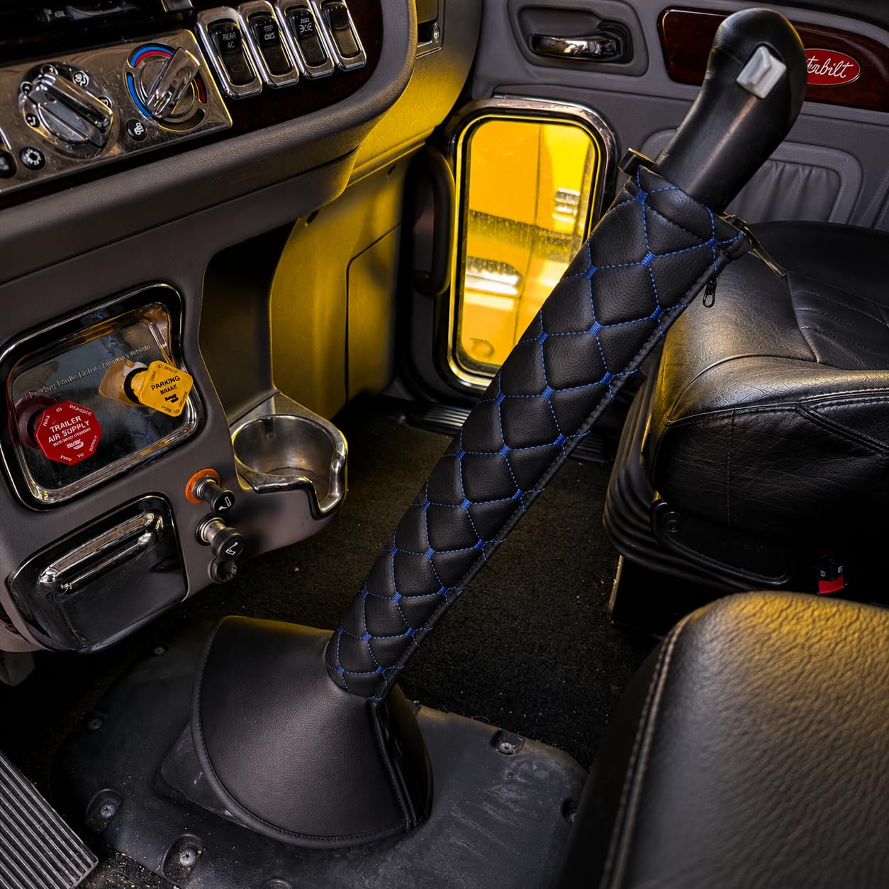 gear truck V-TRUCK CORP Shift Stick Cover SEMI Truck, BLUE STITCHING : Automotive MD26 Color:Ghost Minnow Ortlieb Vario Urban 20