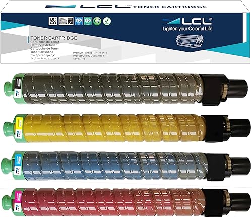 Miniatura 1 de LCL Cartucho de tóner de repuesto compatible para Ricoh 821117 821120 821119 821118 821181 821184 821183 821182 SP C830DN C830DNA SP C831D SP C830