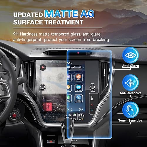 Miniatura 3 de SXCY Protector de pantalla mate antirreflejo para Subaru Outback/Legacy 2024 2025 de 11.6 pulgadas para accesorios Outback 2020-2025, protector de