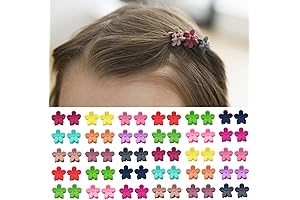 60 Pcs Baby Girl Mini Barrettes for Baby Girls