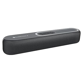 ZEBRONICS VITA BAR 201, Wireless Bluetooth Soundbar, 30 Watts, Upto 8 Hours Playback, Powerful Dual Drivers, Dual Passive Radiators, LED Indicator, BTv5.3 | USB | AUX