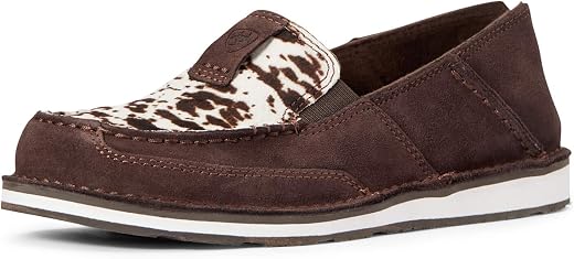 ARIAT Men's Cruiser Suede, Western Inspired, Slip-On Shoes