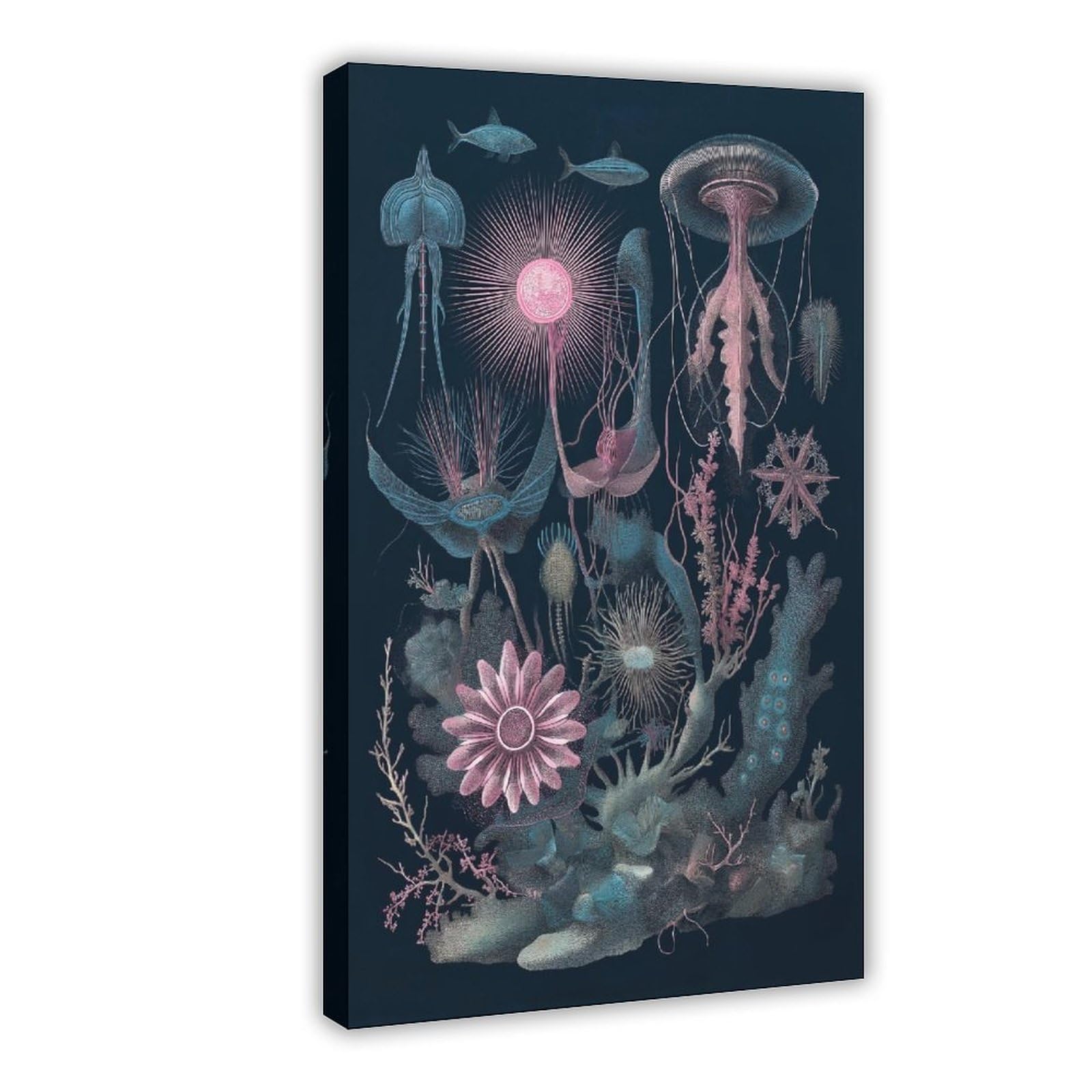 YWTJAX Jellyfish Poster Canvas Poster for Dorm Room Decor Gift