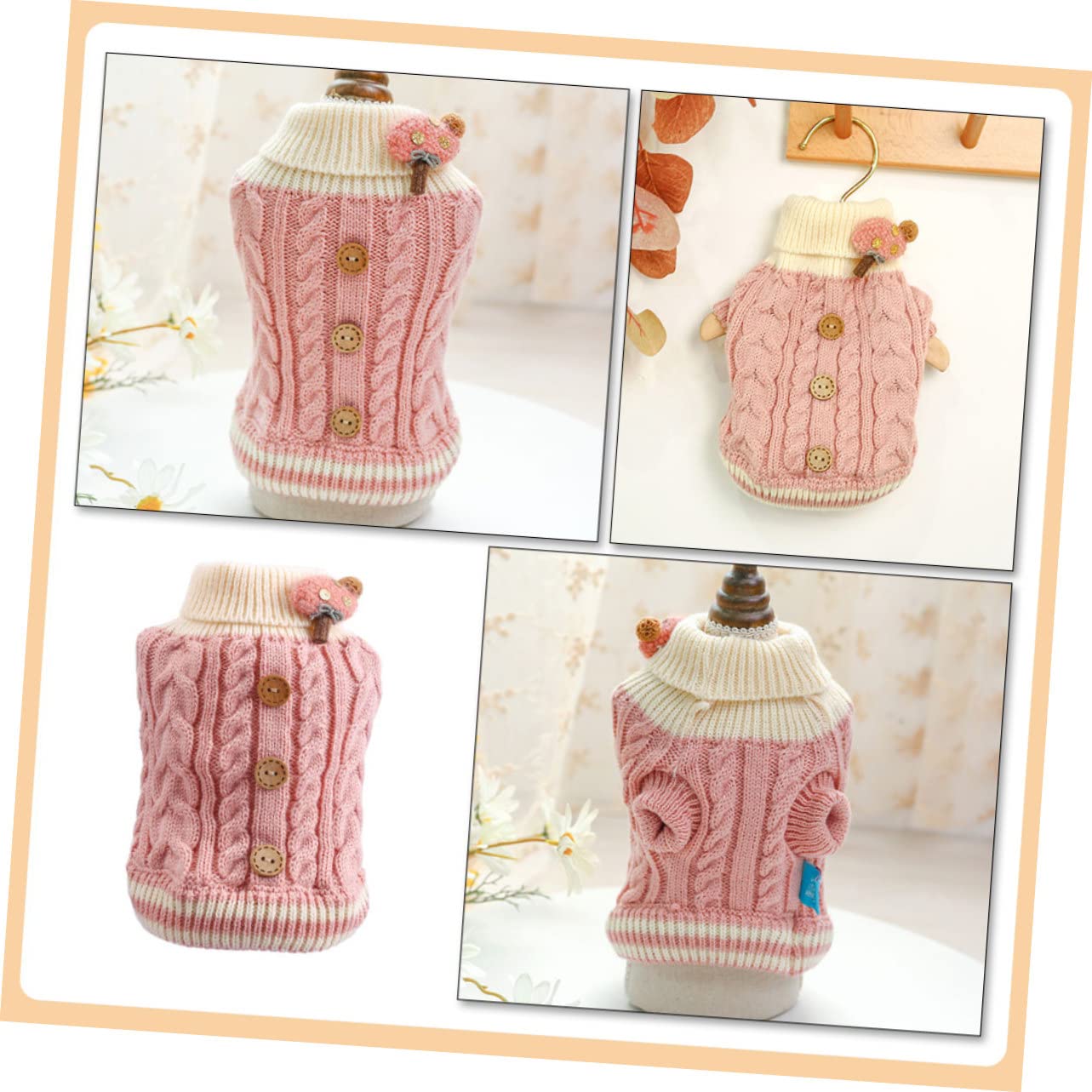 Toddmomy 5piezas Suéter Adorable para Gatos y Ropa Cálida De Invierno y para Traje para Fríos