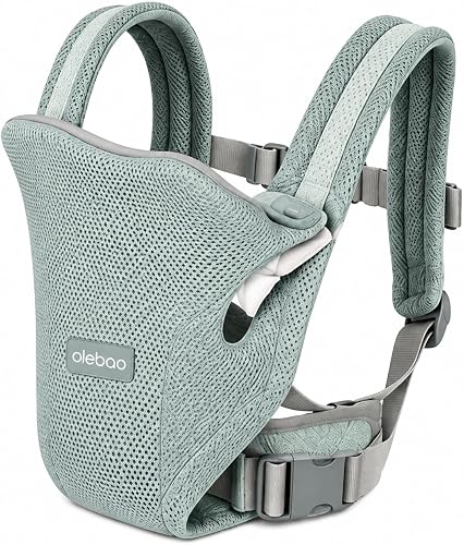 Olebao Baby Carrier with Ergonomic Support, Breathable Mesh