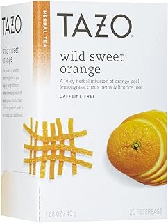 Tazo Wild Sweet Orange Herbal Tea, 20 ct