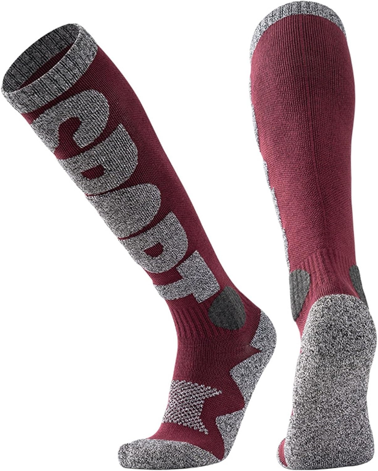 Skiing Socks Warm Over-the-knee Ski Socks Suitable Snowboarding for Cycling Hiking