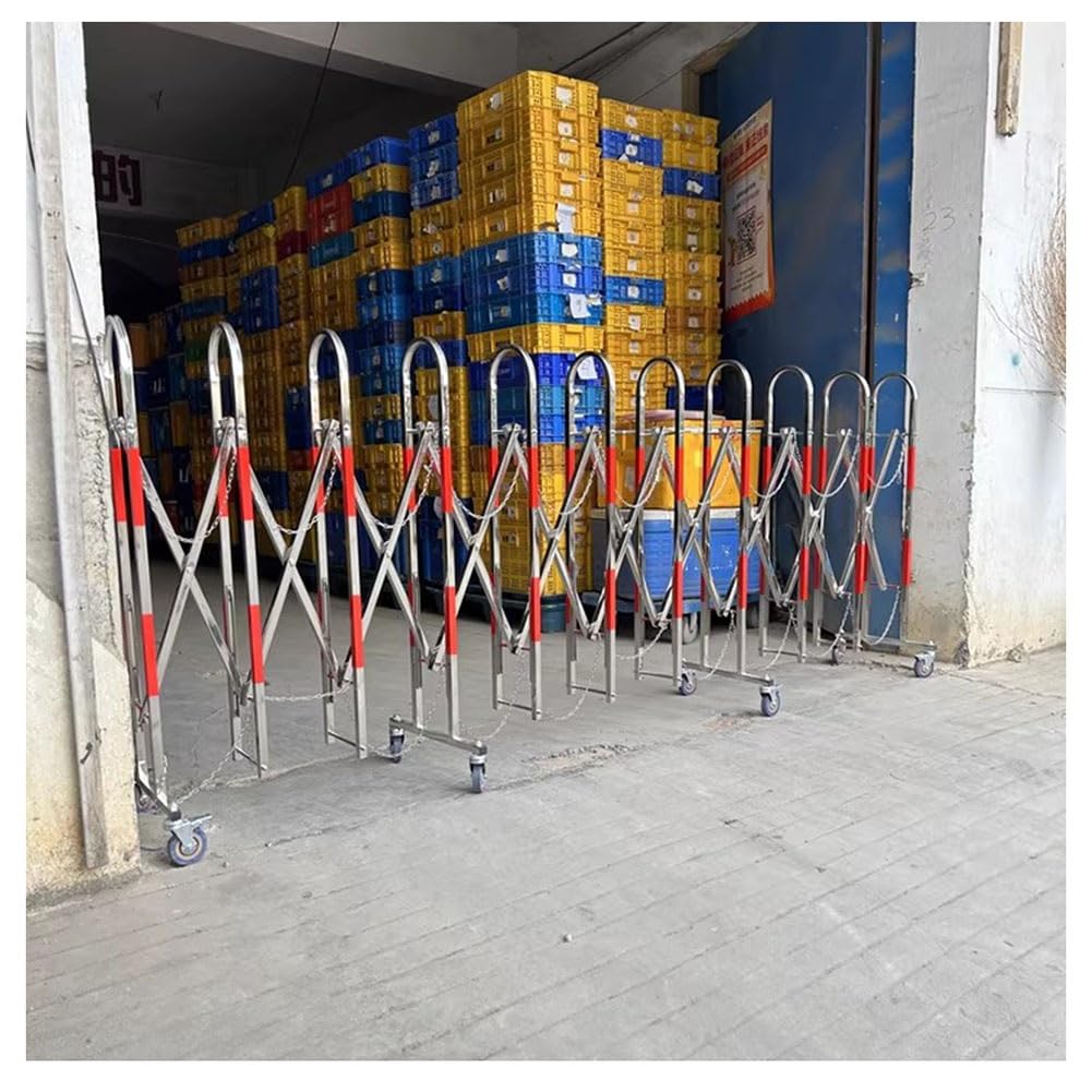 Barrière pliable à ciseaux pour bloquer les escaliers dangereux