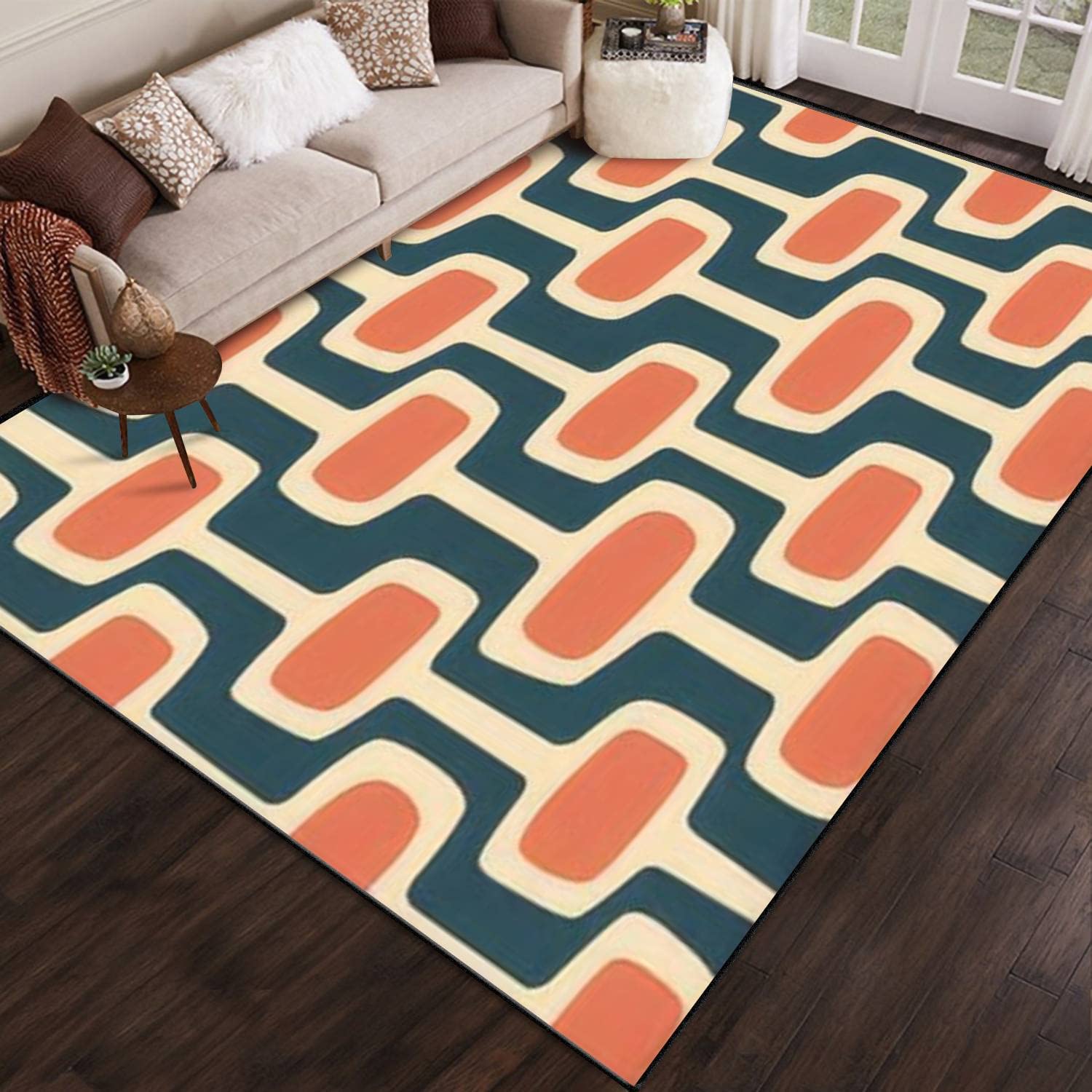 60×70 \"Chemical Formula” ViNTAGE RUG Amazon.com: RUGSURE Washable Area Rug - 1/6 Thick - Stain