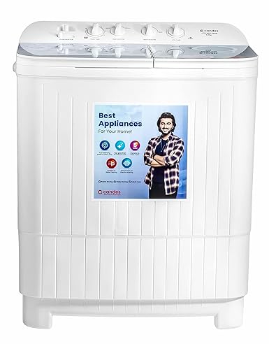 Candes 9 kg Semi Automatic Top Load Washing Machine - White (CTPL90GL2SWM)