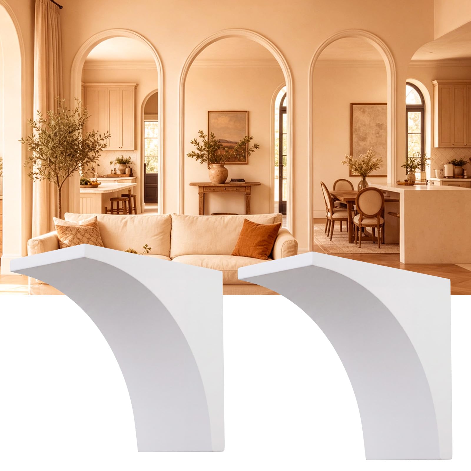 Photo 1 of Novabright Wooden Doorway Arch Kit, 2 Pack