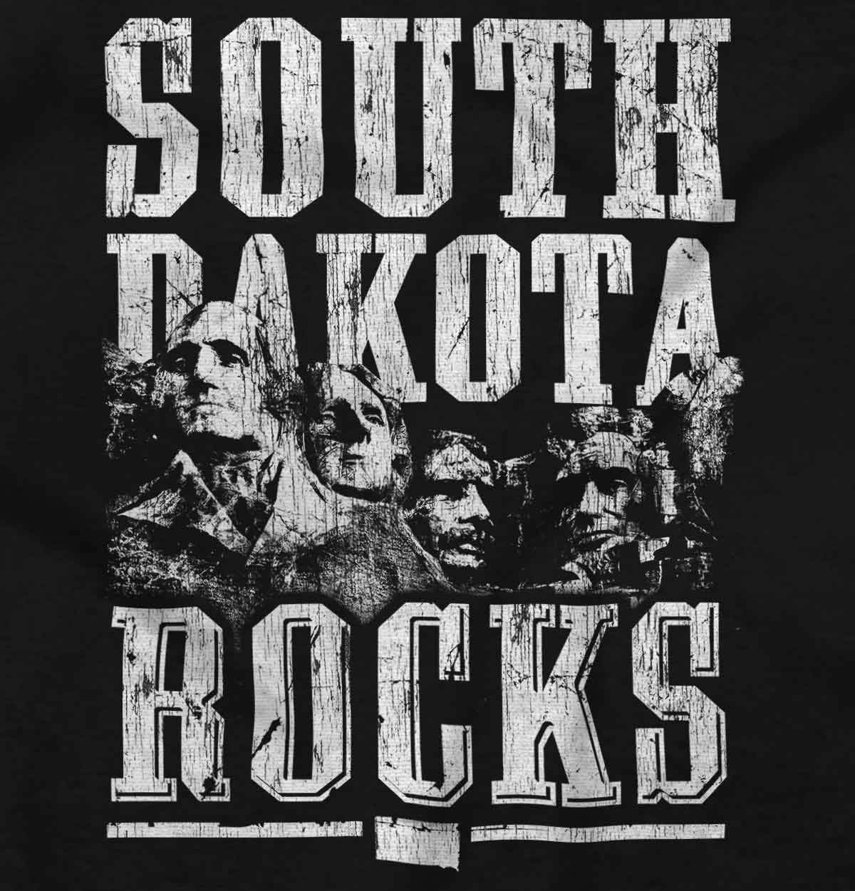 Brisco Brands South Dakota Rocks Mount Rushmore Baby Romper Boys or Girls