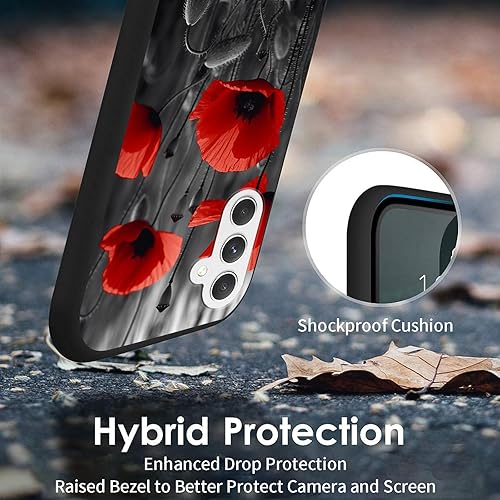 Miniatura 40 de Funda protectora para Samsung Galaxy A13 5G/A04S para Samsung Galaxy A13 5G/A04S, funda de silicona TPU suave con calavera de rosa, diseño elegante