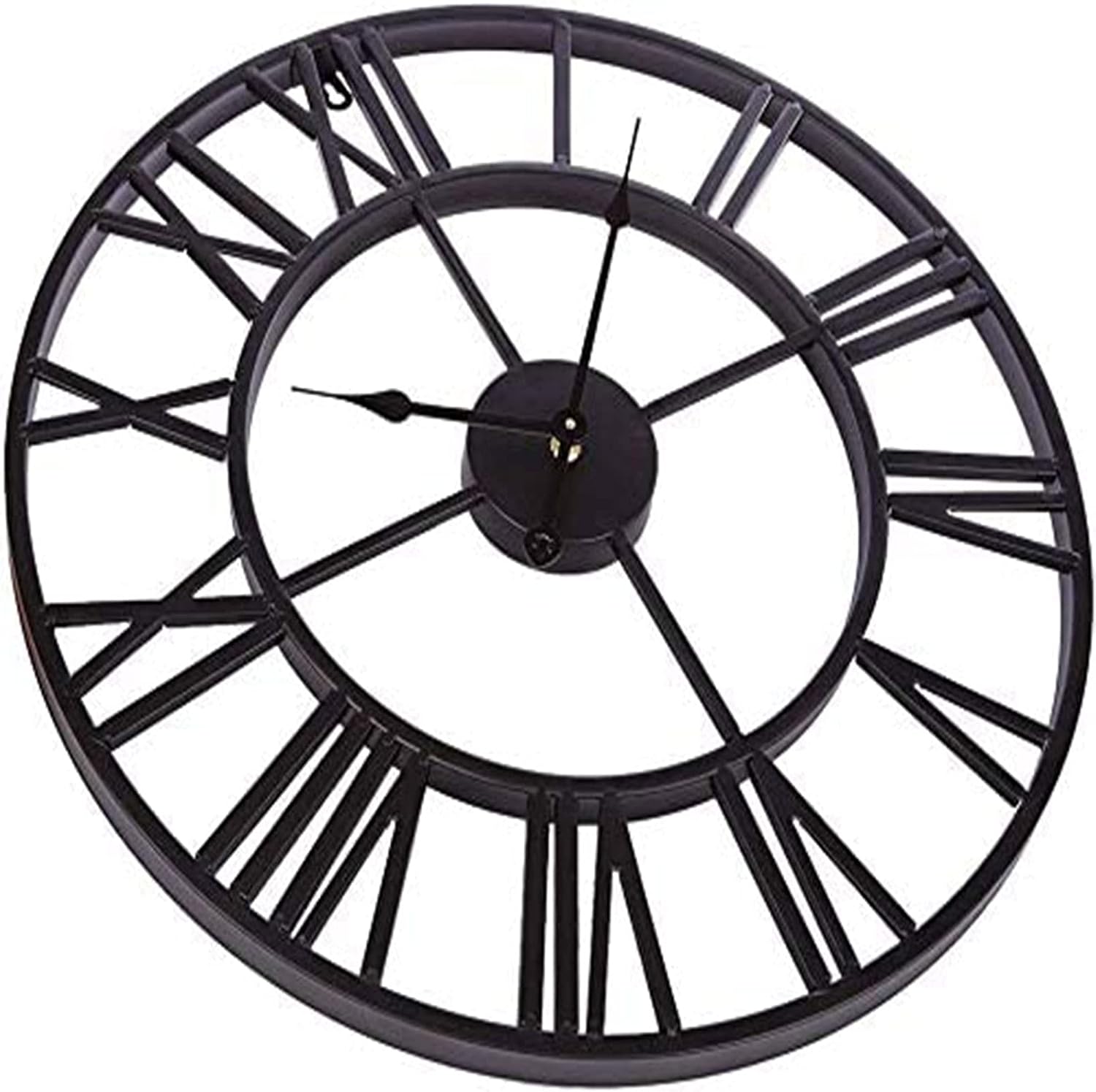 Wall Clock,Outdoor Garden Classic Vintage Wall Mounted Clock Large Weatherproof with Roman Numerals, Diter 40CM